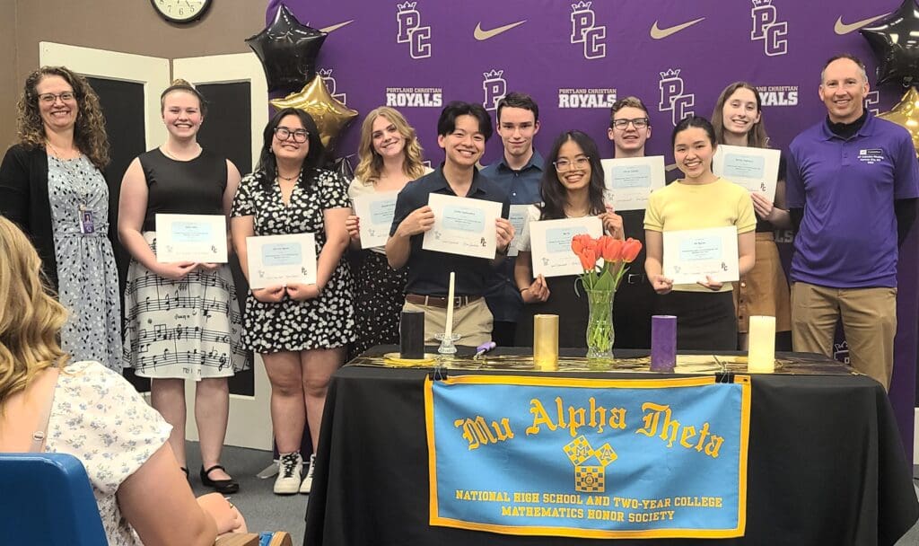 Mu Alpha Theta inductees 2024