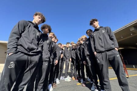 PCS boys varsity team before heading to 2A State Tournament in Pendleton